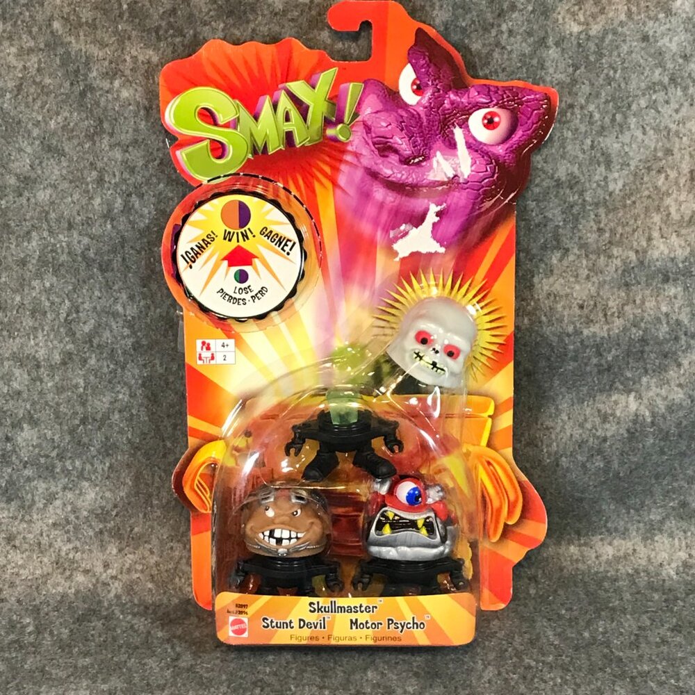 SMAX! MATTEL Skullmaster, Stunt Devil, and Motor Psycho Figurines New in Case - Picture 2 of 6